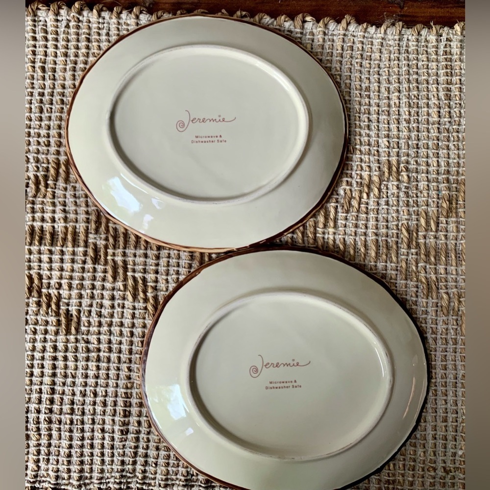 Jeremie Bird and Nest Plates Salad Size - Picture 4 of 4
